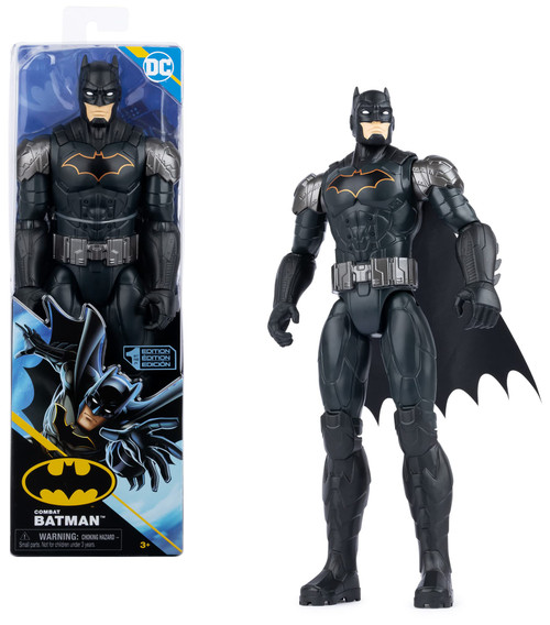 DC Comics, 12-inch Combat Batman Action Figure, Kids Toys for Boys and Girls Ages 3 and Up