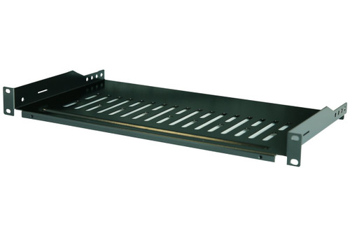 RAISING ELECTRONICS 2 Pack Cantilever Server Shelf Vented Shelves Rack Mount 19inch 1U 10inch(250mm) Deep