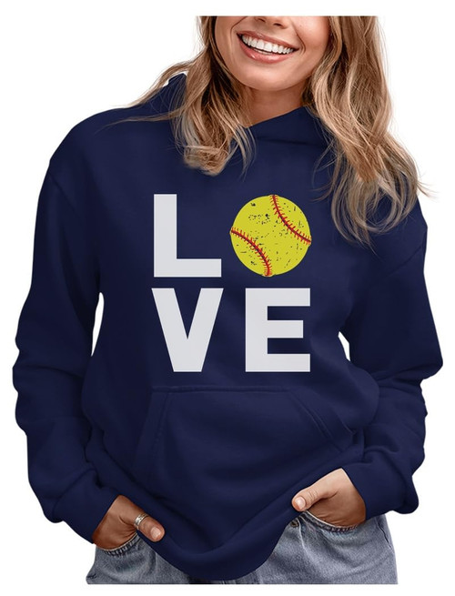 Tstars Softball Gifts Hoodies for Teen Girls Women Fans Love Sweatshirts Hoodie XX-Large Blue Tstars Softball Gifts Hoodies for Teen Girls Women Fans Love Sweatshirts Hoodie XX-Large Blue