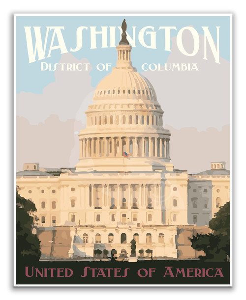 Washington DC Poster, Washington DC Capitol Building Print, Washington DC Art (Poster, Canvas) (Poster, 18x24 Inches) Washington DC Poster, Washington DC Capitol Building Print, Washington DC Art (Poster, Canvas) (Poster, 18x24 Inches)