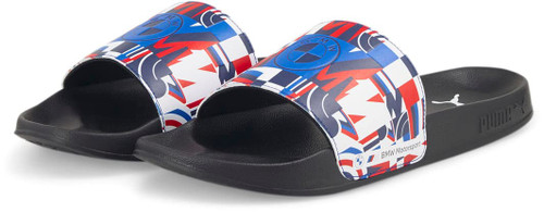 Puma Mens BMS MMS Leadcat 2.0 Blue Slides Sandals Shoes 9