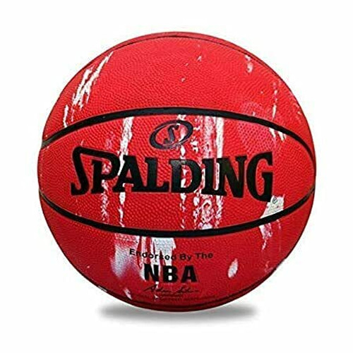 Spalding Marble Basketball Ball Size 7 for Women Outdoor Basketball Without Pump