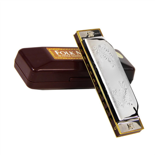 Key Of C Harmonica Standard 10-Hole Diatonic Harmonica 20 Tone For Beginner Harmonica kit