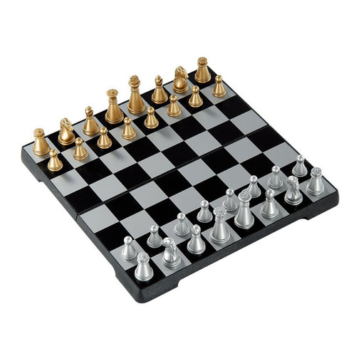 DEMYA Magnetic Plastic Chess Board Folded Travel Chess Set Games International Chess Set for Party Travel Family Game DEMYA Magnetic Plastic Chess Board Folded Travel Chess Set Games International Chess Set for Party Travel Family Game