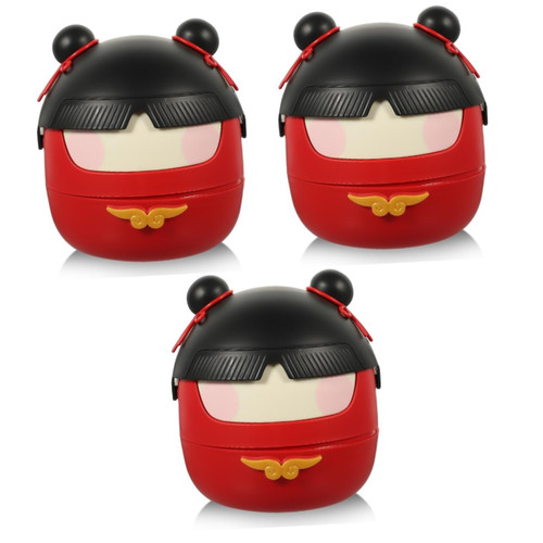 STOBAZA 3pcs Trash Can with Lid Mini Wastebasket Tiny Trash Can Tiny Waste Can Table Garbage Countertop Galvanized Trash Can Small Trash Can Lid Car Trashcans Dressing Table Pp Desk Office