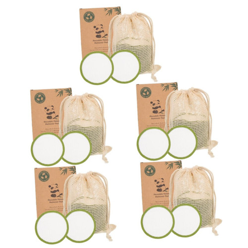 80 Pcs Makeup Remover Face Wash Makeup Remover Wipes Makeup Remover Pads Powder Puff Face Washing Puffs Cleaning Pads for Girls Face Makeup Washing Pads Bamboo Fiber Face Pad Soft