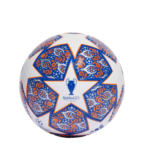 adidas Unisex-Adult UCL League Ball, White/Team Royal Blue/Solar Orange/Silver Metallic, 4