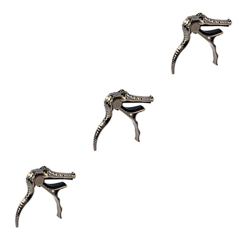Vaguelly 3pcs Acoustic Capo Metal Capo Clip on Guitar Tuner Capo Tuner Violin Capo Bass Capo Guitar Clamp Ukulele Capo Acoustic Guitar Tuner Violin Tuner Guitar Capo Trigger Electric Guitar