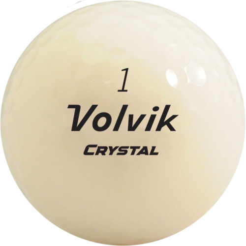 Volvik Men's Crystal Golf Balls - White