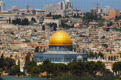 Jigsaw Puzzle for Adults Israel Old City of Jerusalem Puzzle 1000 Piece Travel Souvenir