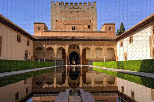 Jigsaw Puzzle for Adults Spain Alhambra Granada Puzzle 1000 Piece Travel Souvenir