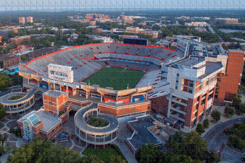 Jigsaw Puzzle for Adults USA America Gainesville Ben Hill Griffin Stadium Puzzle 1000 Piece Wooden Travel Souvenir Jigsaw Puzzle for Adults USA America Gainesville Ben Hill Griffin Stadium Puzzle 1000 Piece Wooden Travel Souvenir