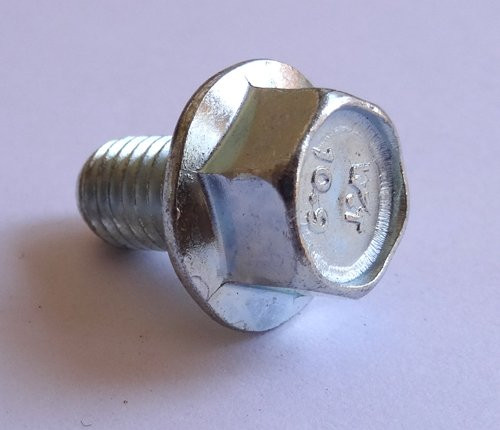 (15) M8 - 1.25 x 14mm JIS Hex Head Flange Bolt - Small Head, Class 10.9 Zinc