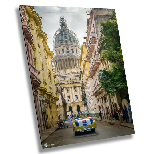 Cuba Photography, National Capitol Building, Havana, Cuba Photo, Havana Decor, Havana Streets, Havana Cuba Photo, Canvas Print