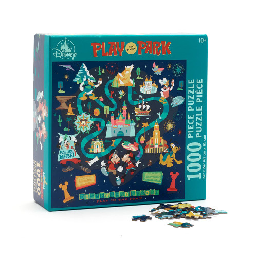 Disney Store Official Disneyland Resort Mickey and Friends Play in The Park 1000 Piece Puzzle