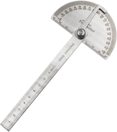 SOYDAN Angle Ruler Angle Measuring Tool Goniometer Physical Therapy Metal Angle Finder Rotary Measuring Ruler 180 Degree Protractor Stainless Steel Woodworking Tools Goniometer Angle Ruler191