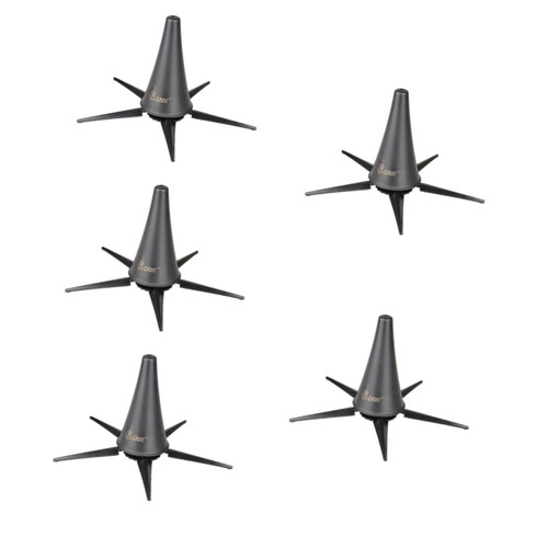 ERINGOGO 5pcs Wind Instrument Stand Oboe Holder Stand Clarinet Holder Bracket Wind Instrument Holder Clarinet Floor Stand Clarinet Holder Stand Metal Brackets Clarinet Stand Abs Flute Fold
