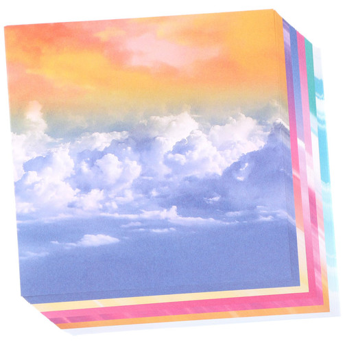 Lurrose 800 Sheets Double Sided Colored Origami Scrapbooking Paper Origami Square Paper Crafts Japanese Origami Square Fold Paper Diy Handicraft Paper Child Origami Paper Portable