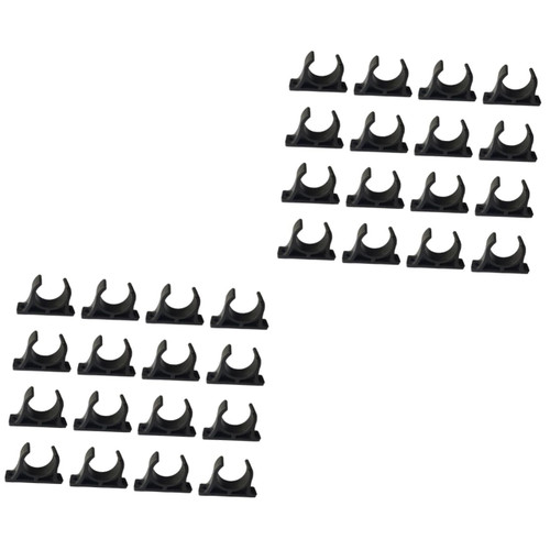 Kisangel 32 PCS Kayak Oar Holder Paddle Keeper for Kayak Paddle Clip for Kayak Paddle Clip Holder Kayak Paddle Holder Kayak Paddle Grips Plastic Boat Rubber Clip