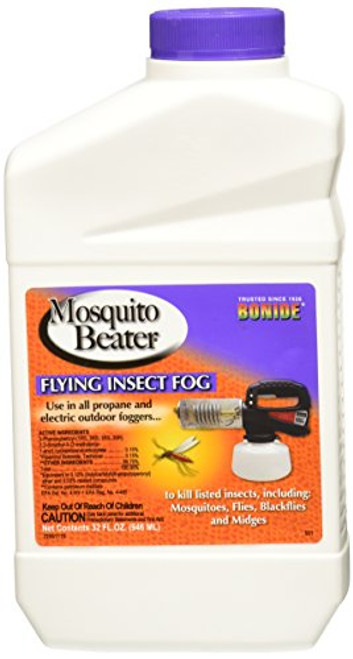 Bonide (BND551) - Mosquito Beater Flying Insect Fog, Ready to Use Insecticide/Pesticide Fogging Solution (32 oz.)