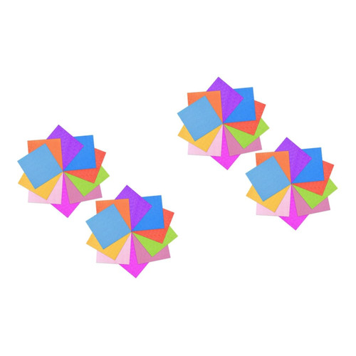 LALAFINA 200 Pcs Origami Japanese Folding Paper Kid Craft Gadgets for Kids Scrapbook Craft for Kids Colored Construction Paper Kids Arts and Crafts Kid Stuff Kraft Paper Child Self Made