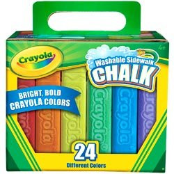 Crayola (4-Pack) Sidewalk Chalk 24pc 51-2024