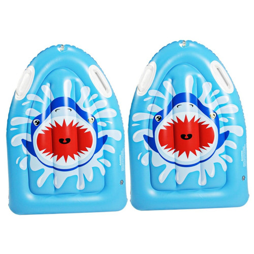 ibasenice 2 Pcs Inflatable Surfboard Outside Toy Inflatable Swimming Pool Kids Swimming Pool PVC Kickboard Inflatable Swimming Pad Kids Surfboard Swimming Mat Children Surfboard Swimming Toy