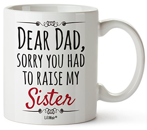 Fathers Day Gifts, Gift For Dad From Daughter Son, Dad Chritmas Birthday Gift Coffee Mug, Best Cool Happy Funny First Mugs For Father, Daddy Stepdad Stepfather Bonus Step Dad's Presents Cup From Kids