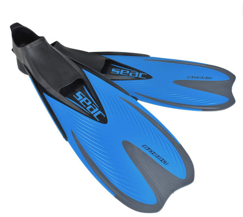 SEAC Speed Snorkeling Swim Fins (Blue, 44-45 EU)