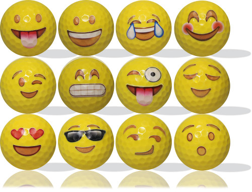 Emoji Golf Balls- Novelty Golf Balls, Gifts for Golfer