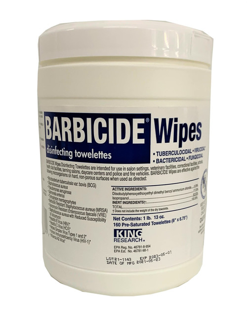 Barbicide Wipes, 160 Count (2)
