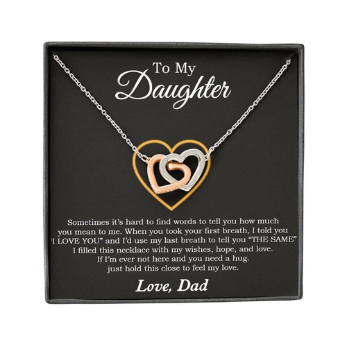 To My Daughter Necklace, Gift For Daughter From Dad, Daughter Father Necklace, Jewelry Message Card, Daughter Gift, Daughter Necklace from dad, Gift for Daughter from Dad, Father to Daughter Gift. To My Daughter Necklace, Gift For Daughter From Dad, Daughter Father Necklace, Jewelry Message Card, Daughter Gift, Daughter Necklace from dad, Gift for Daughter from Dad, Father to Daughter Gift.
