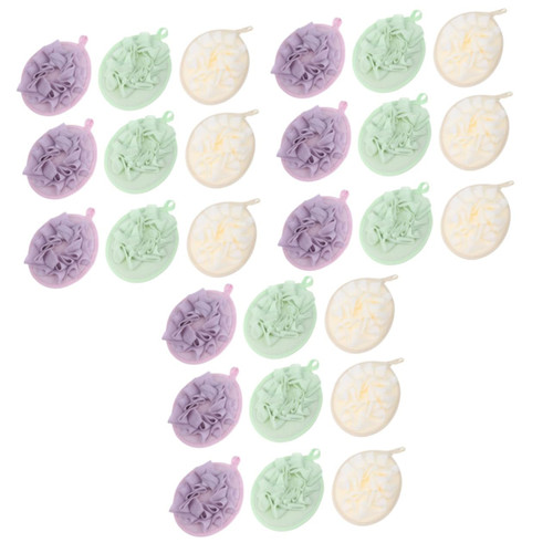 FRCOLOR 27 Pcs Bath Body Scrubber Puff Shower Loofah Shower Sponge Loofah Sponge Body Wash Scrubber Loofah Dish Sponge Exfoliating Body Puff Body Exfoliator Body Powder Puff Mesh