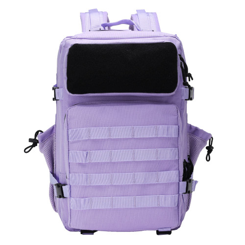 KXBUNQD Military Tactical Backpacks For Men Molle Daypack 45L 3 Days Assault Pack Bag Large Rucksack with Molle System Bag Light Purple