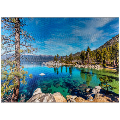 Sand Harbor Lake Tahoe - Premium 1000 Piece Jigsaw Puzzle for Adults