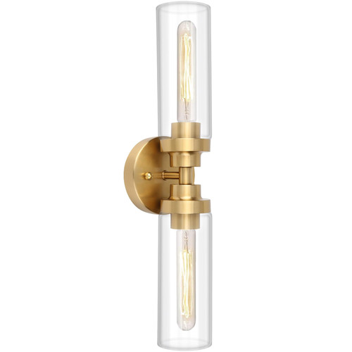 ROCUNSI 2-Light Gold Bathroom Light Fixture, Modern Vanity Light Fixtures Over Mirror, Vanity Wall Sconce Lighting for Bathroom Bedroom Hallway, Vanity Lamp with E26 Base, Bulbs Not Included ROCUNSI 2-Light Gold Bathroom Light Fixture, Modern Vanity Light Fixtures Over Mirror, Vanity Wall Sconce Lighting for Bathroom Bedroom Hallway, Vanity Lamp with E26 Base, Bulbs Not Included