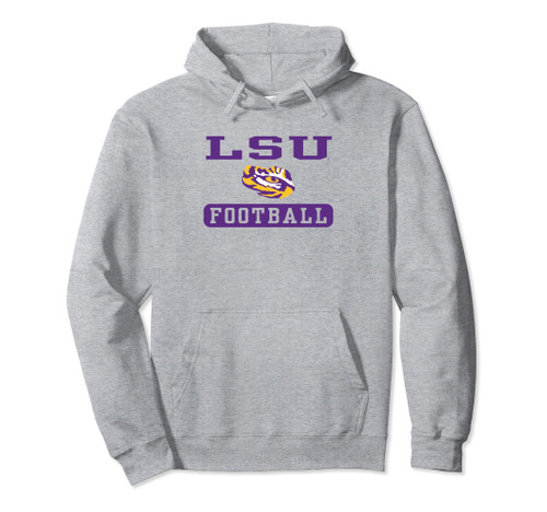 LSU Tigers Football Logo Officially Licensed Pullover Hoodie