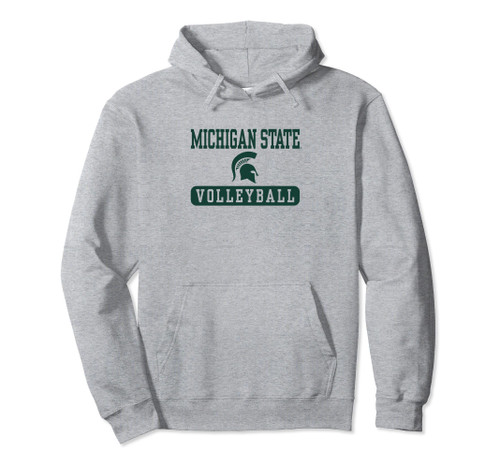 Michigan State Spartans Volleyball Logo Officially Licensed Pullover Hoodie Michigan State Spartans Volleyball Logo Officially Licensed Pullover Hoodie