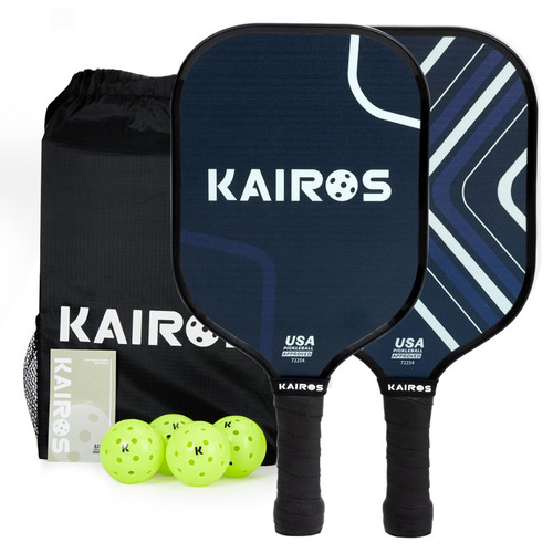 Pickleball Paddles, USAPA Approved Fiberglass Surface Pickleball Set with 2 Pickleball Rackets 4 Pickle Balls Pickleball Paddles, USAPA Approved Fiberglass Surface Pickleball Set with 2 Pickleball Rackets 4 Pickle Balls