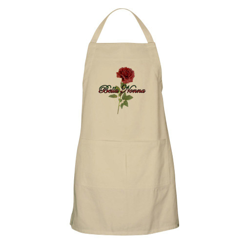 CafePress Bella Nonna BBQ Kitchen Apron with Pockets, Grilling Apron, Baking Apron