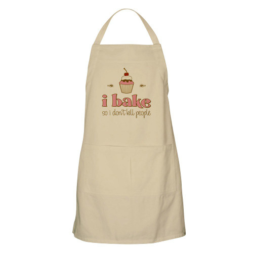 CafePress I Bake So I Don't Kill People Kitchen Apron with Pockets, Grilling Apron, Baking Apron