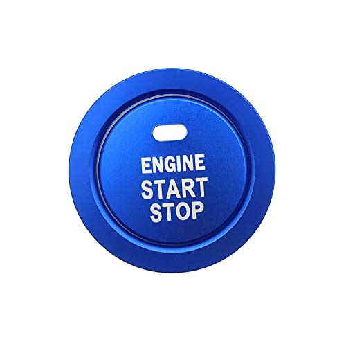 Thor-Ind Start Stop Engine Ignition Button Cover Decor Ring Sticker For Subaru Forester Outback Legacy Ascent Impreza XV BRZ (Blue)