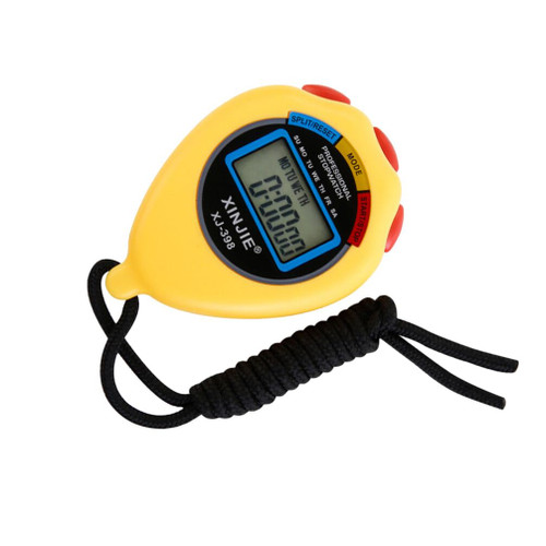 Happyyami Handheld up Timer Chronograph Stop Watches Clock Water Resistant Stop Watch Running Game Timer Timers Timing Device Digital Timer Waterproof Timer Fitness Circled Stopwatch