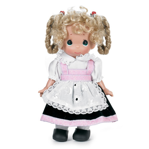 The Doll Maker Precious Moments Dolls, Linda Rick, Germany Children of The World, Gretchen, 9 inch Doll The Doll Maker Precious Moments Dolls, Linda Rick, Germany Children of The World, Gretchen, 9 inch Doll