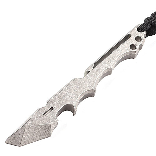 Titanium Pry Bar Multifunctional EDC Pry Tool with Pocket Clip and Bottle Opener