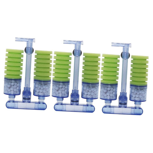 DOITOOL 3pcs Biochemical Sponge Filter Fish Tank Water Filter Fish Aquarium Fish Tank Sponge Double Sponge Filter Aquarium Biochemical Sponge Pitcher Water Biochemical Cotton Filter Sponge