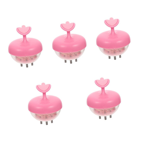 FRCOLOR 5pcs Applicator Rollers for Hair Scalp Massager Comb Massage Roller Scalp Roller Essential Oil Roller Scalp Serum Roller Comb Scalp Treatment Comb abs Hair Comb Hair Care