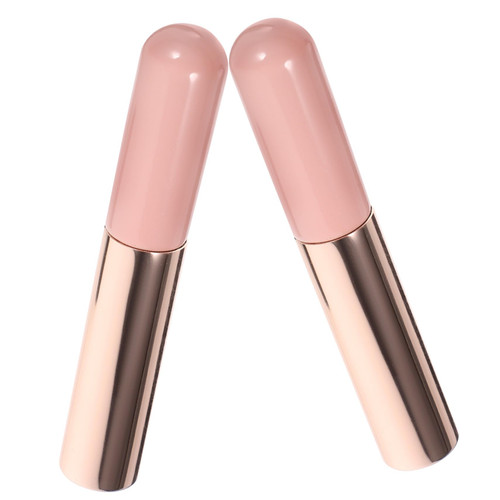 minkissy 2pcs Lip Brush Lip Applicators Lip Stick Brush Silicone Lip Applicator Lip Makeup Lipstick Applicator Lipstick Brush Lip Wands Lip Scrub Brush Makeup Brush Wood Concealer Tool