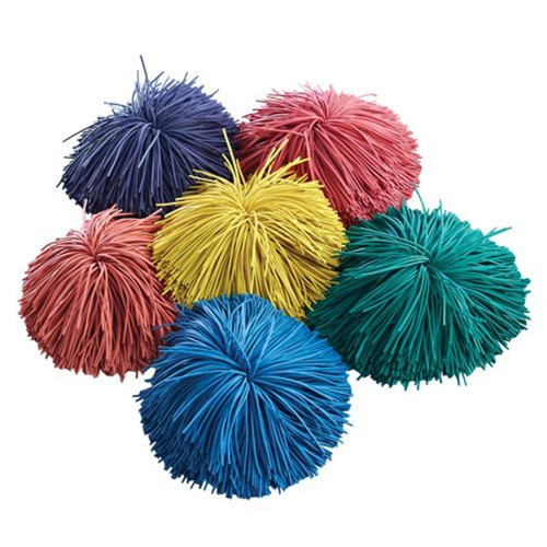 US Games Rubber Band Ball 4.5" Prism Pack