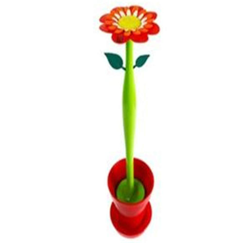ZENCOG Sun Flower Toilet Brush Flower Pot Base Toilet Brush Holder